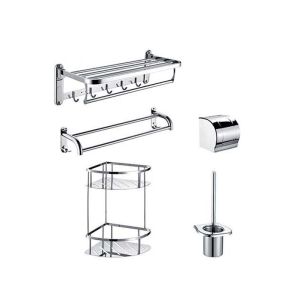 Satinless Steel Towel Bar Brass Grey  Set