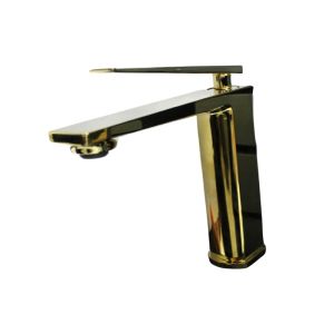 Basin Mixer Gold With Flat Spout 1Ea  6736G