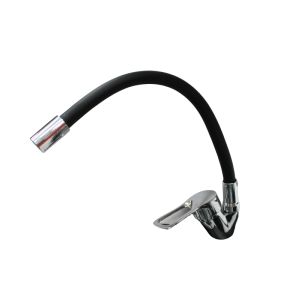 Flexible Neck Kitchen Faucet ,Black Hose W/Chrome Base 1Ea Mq-45
