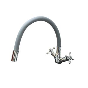 Kitchen Mixer Faucet  Flexible Spout, Chrome Base 1 Ea 1 Mq-339