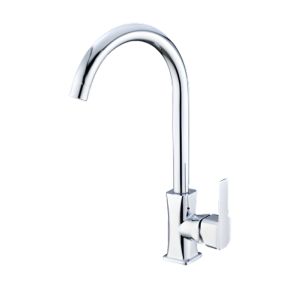 Single-Handle High-Arc Kitchen Faucet – Chrome Finish MQ-382