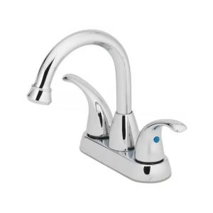 Coastal Lavatory Faucet 2H Chrome Finish W/ High-Arc Spout1Ea 4543948