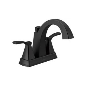 Delta Bathroom Faucet Black 2H 1Ea 4005365