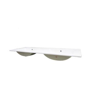 Counter Basin Porcelain White 48x18 1 Each  B-120DB