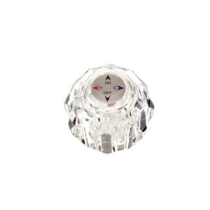 Clear Bathroom Tub & Shower Faucet Handle