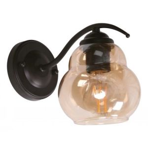 E27 Lamp Wall 40W Black 1 Each 43 20918-2