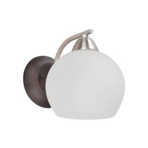 Lumicentro Lamp Wall 1L E27 40W Satin Nickel 1 Ea 43 SBL-024362