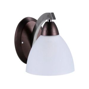 Lumicentro Lamp Wall 1L E27 60W Satin Nickel 1 Ea 43 SBL-027183