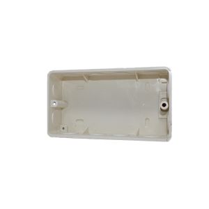 Cronexrabo Flush Double Switch Or Socket Box 35mm White 1 Each CXE4051