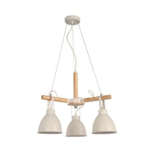 Lumicentro Lamp Pendant Ceiling 3L E27 60W White 1 Ea 20 22562-1