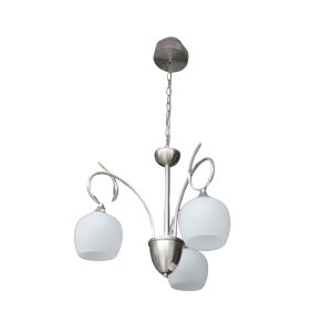 Pendant Roof  Light E27 60W Chrome 1 Ea DEC-2119B-3P