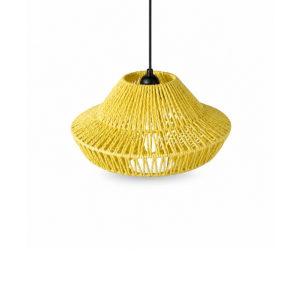 Yellow Woven Pendant Light D320*H190  1 Ea SKD-P80062