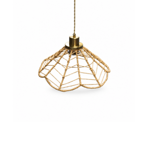 Pendant Woven Twine Light D330*H150  1 Ea SKD-P80085