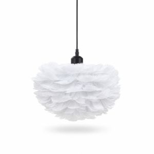 Feather Pendant Light D350 H280 White  1 Ea SKD-P80120