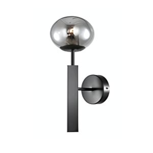 Lafayette Wall Lamp E27 40W Iron Glass 1 Ea 26890A-BK