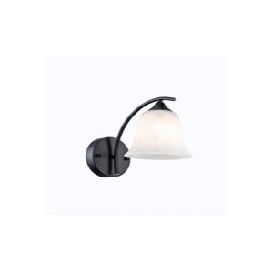 Lafayette Wall Lamp E27 60W 110V Metal Glass 1 Ea DEC-2117-1W