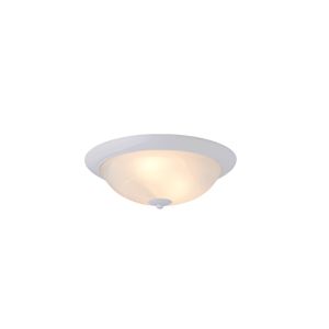 Lafayette Ceiling Light 2 Pack E27 13 Inch 110V Metal Glass 1 Ea 30075A-WH