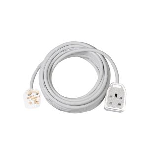 PVH Brennenstuhl Single Skt Extn Cable 2M White 1 Each 201826