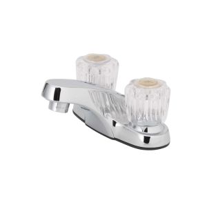 OakBrook Essentials Chrome Two-Handle Bathroom Sink Faucet 4 In 1 Each 4875779
