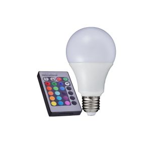 Enery Saving LED E27 Dimmable Light Aluminum 7W 1 Each AOE-BL282-7WRGBW