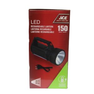 Ace Led Lantern And Flashlight 2 Pin 150 Lumens  110V-220V 50-60Hz  1 Ea 3999588