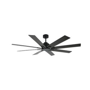 Modern Ceiling Fan – Black (Multi-Blade Design) 80