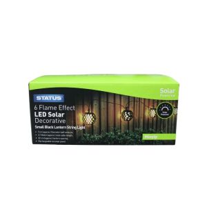 Status Solar Flame String Latern Lights 1Ea MINYIPSSTR1PK6