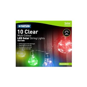 Status 10 Multi-Colored Solar String Light 1Ea QUEENSTOWN10S6
