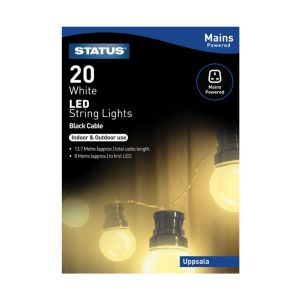 Status 20 Mains String Light White 1Ea UPPSALA20MCW6