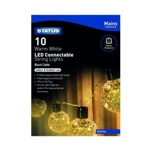 Status 10 String Light Warm  White 1Ea KUMLA10MWW6