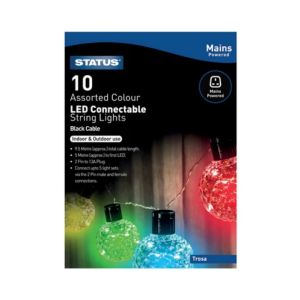 Status Coloured 10 String Lights 1Ea TROSA10MMC6