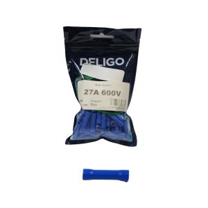 Deligo Butt Splice Terminal Copper  600V Blue 1 Each TSB