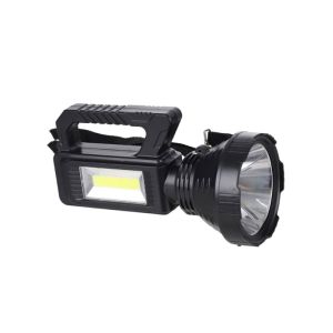 Rechargeable LED Searchlight W/ COB Side Work Light - 2400mAh