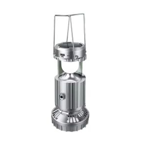  Solar Tent Light With Fan Small 1500mAh White Light 1 Ea AOE-BJ0807-124