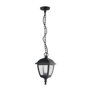 Outdoor Hanging Lantern – Black Vintage-Style Pendant Light