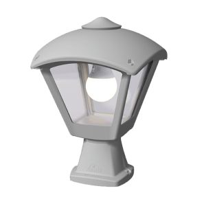 Dario 250 Garden Floor Lamp – Grey, 1 × E27