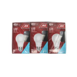 ACE Led Bulb A19 E27 Frosted 100-240v 50-60hz 3pk 1Ea 3012717