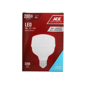 ACE Led Bulb T80 E27-e40 40w 100-240v 50-60hz 1Ea 3012832 