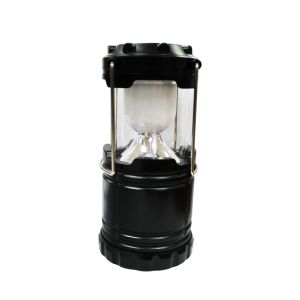  6Led Lantern Black ¢85*120-250mm White Light 1 Ea AOE-BJ0726-320