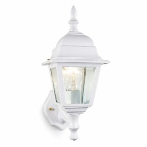 LAMP. EXT. WHITE WALL 1L E27 100W