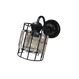 1L WALL LAMP MATT BLACK E27 40W 1 each 43 20921-2