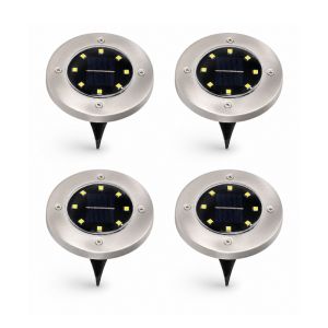 LED Outdoor Solar Garden Light - 4 Pack