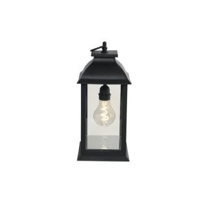 Lantern Square 140x140x280 Mm Black 1 Each 304576