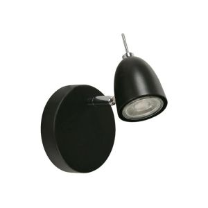 Lumicentro 1L Wall Lamp Matt Black GU10 50W 19 23311-2