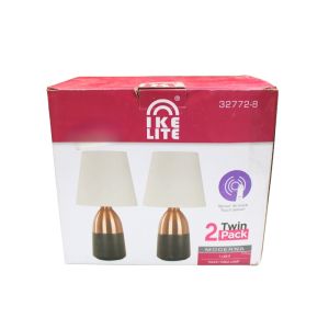 Touch Table Lamp 1L E27 40W Antique Cooper2pk