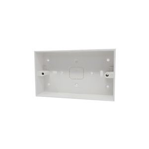 Jendee Trading TBU322C Double Trunking Box Deep 32 Mm White 1 Each SBR4W