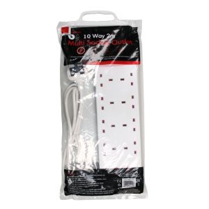 10 Gang 2M Surge Protected Extension Lead 41069 1  Each 376723