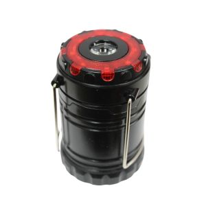 Diamond Multifuntion Mini Pop Up Cob Led Lantern Black/Red 1 Each 08-4042