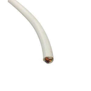 EIG Group Trinidad Rhino 3 Core Flex Cable  4.0 Mm White or Gray1 Yd 115487