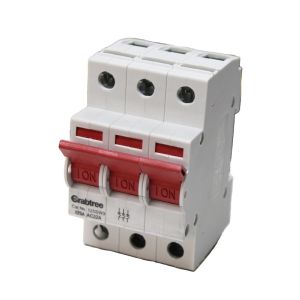 Crabtree Loadstar 125A TP Switch Disconnector Isolator 1 Each 125SW3